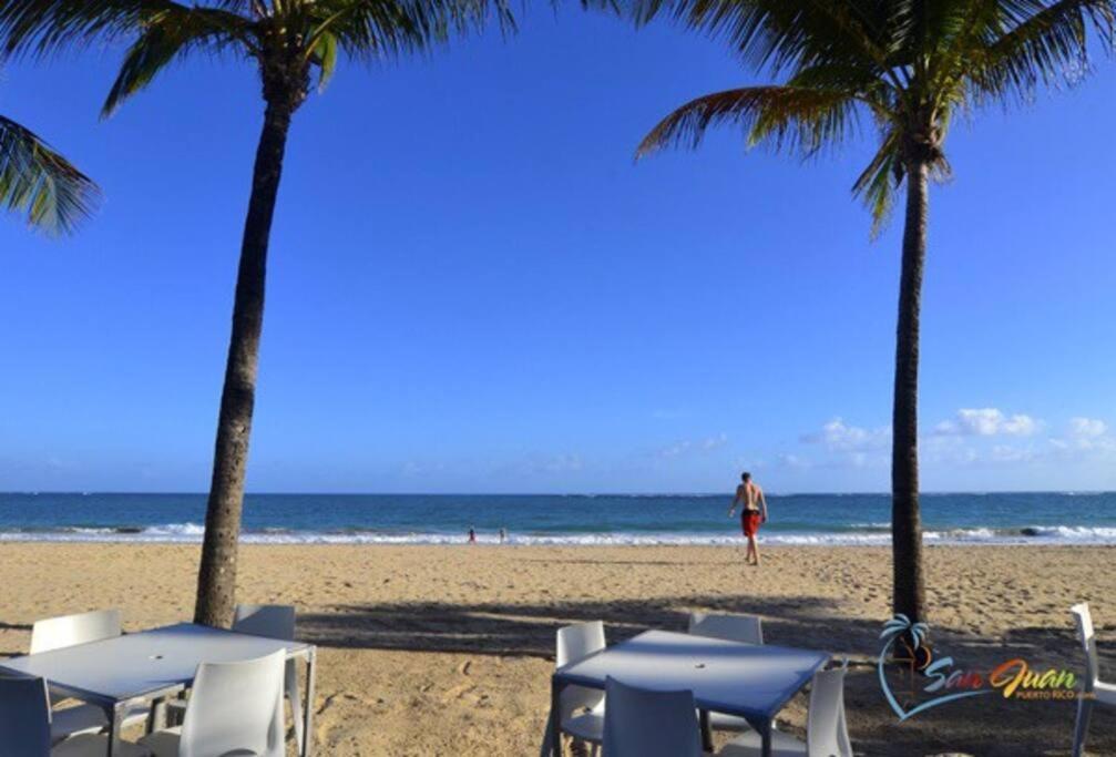 One Bedroom Apt 30 Steps From Prime Beach Generator Parking Included San Juan Buitenkant foto